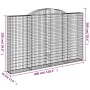 Cestas de gaviones 11 uds forma de arco hierro 300x30x180/200cm de , Maceteros y jardineras - Ref: Foro24-3146602, Precio: 1,...