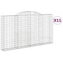 Cestas de gaviones 11 uds forma de arco hierro 300x30x160/180cm de , Maceteros y jardineras - Ref: Foro24-3146584, Precio: 1,...