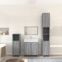 Set de muebles de baño 4 pzas madera contrachapada gris sonoma de , Muebles de baño - Ref: Foro24-3154404, Precio: 179,52 €, ...