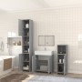 Set de muebles de baño 4 pzas madera contrachapada gris sonoma de , Muebles de baño - Ref: Foro24-3154404, Precio: 179,52 €, ...