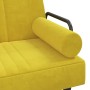 Sofá cama en forma de L terciopelo amarillo 260x140x70 cm de , Sofás - Ref: Foro24-3157246, Precio: 366,53 €, Descuento: %