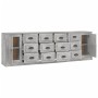 Aparadores 3 piezas madera contrachapada gris hormigón de , Aparadores - Ref: Foro24-3185291, Precio: 316,56 €, Descuento: %