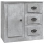 Aparadores 3 piezas madera contrachapada gris hormigón de , Aparadores - Ref: Foro24-3185291, Precio: 316,56 €, Descuento: %