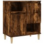 Aparadores 3 uds madera contrachapada roble ahumado 60x35x70 cm de , Aparadores - Ref: Foro24-3185740, Precio: 201,82 €, Desc...