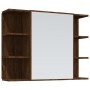 Set de muebles de baño 4 pzas madera contrachapada marrón roble de , Muebles de baño - Ref: Foro24-3187614, Precio: 241,89 €,...