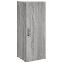 Aparador alto madera contrachapada gris Sonoma 34,5x34x180 cm de , Aparadores - Ref: Foro24-3198863, Precio: 124,21 €, Descue...