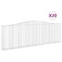 Cestas de gaviones 20 uds forma de arco hierro 400x30x120/140cm de , Maceteros y jardineras - Ref: Foro24-3145849, Precio: 3,...
