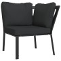 Juego de muebles de jardín 11 pzas acero con cojines gris de , Conjuntos de jardín - Ref: Foro24-3187946, Precio: 1,00 €, Des...