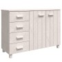 Aparador HAMAR madera maciza de pino blanco 113x40x80 cm de , Aparadores - Ref: Foro24-340445, Precio: 152,38 €, Descuento: %