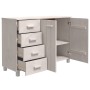 Aparador HAMAR madera maciza de pino blanco 113x40x80 cm de , Aparadores - Ref: Foro24-340445, Precio: 152,38 €, Descuento: %