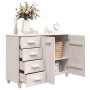 Aparador HAMAR madera maciza de pino blanco 113x40x80 cm de , Aparadores - Ref: Foro24-340445, Precio: 152,38 €, Descuento: %