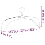 Perchas extensibles 10 unidades gris de , Organizadores de vestidores y perchas de barra - Ref: Foro24-3102981, Precio: 25,14...