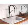 EISL Grifo monomando cocina con caño tacto suave CARNEO negro cromado de , Grifos - Ref: Foro24-446464, Precio: 102,73 €, Des...