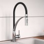 EISL Grifo monomando cocina con caño tacto suave CARNEO negro cromado de , Grifos - Ref: Foro24-446464, Precio: 102,73 €, Des...