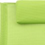 Tumbona con almohada acero y textilene verde de , Tumbonas - Ref: Foro24-317586, Precio: 75,35 €, Descuento: %