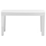 Set de muebles de jardín 4 piezas con cojines plástico blanco de , Conjuntos de jardín - Ref: Foro24-3052964, Precio: 340,77 ...