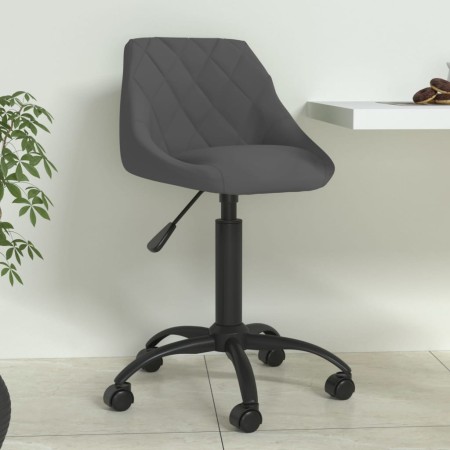 Silla de comedor de terciopelo gris oscuro de , Sillas de comedor - Ref: Foro24-335361, Precio: 90,28 €, Descuento: %