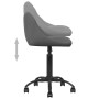 Silla de comedor de terciopelo gris oscuro de , Sillas de comedor - Ref: Foro24-335361, Precio: 90,28 €, Descuento: %