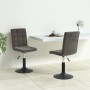 Sillas de comedor giratorias 2 unidades terciopelo gris oscuro de , Sillas de comedor - Ref: Foro24-335742, Precio: 133,90 €,...
