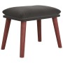 Reposapiés de terciopelo gris oscuro 45x29,5x35 cm de , Otomanas - Ref: Foro24-341469, Precio: 44,04 €, Descuento: %