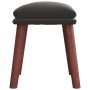 Reposapiés de terciopelo gris oscuro 45x29,5x35 cm de , Otomanas - Ref: Foro24-341469, Precio: 44,04 €, Descuento: %