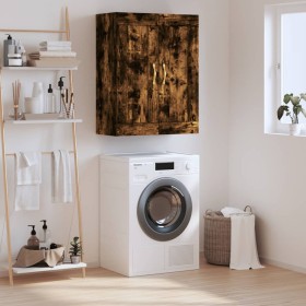 Armario de pared madera ingeniería roble ahumado 69,5x34x90 cm de , Aparadores - Ref: Foro24-835015, Precio: 74,37 €, Descuen...