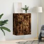 Armario de pared madera ingeniería roble ahumado 69,5x34x90 cm de , Aparadores - Ref: Foro24-835015, Precio: 74,37 €, Descuen...
