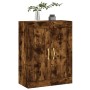 Armario de pared madera ingeniería roble ahumado 69,5x34x90 cm de , Aparadores - Ref: Foro24-835015, Precio: 74,37 €, Descuen...