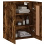 Armario de pared madera ingeniería roble ahumado 69,5x34x90 cm de , Aparadores - Ref: Foro24-835015, Precio: 74,37 €, Descuen...