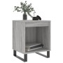 Mesita de noche madera de ingeniería gris Sonoma 40x35x50 cm de , Mesitas de noche - Ref: Foro24-830744, Precio: 30,30 €, Des...