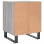 Mesita de noche madera de ingeniería gris Sonoma 40x35x50 cm de , Mesitas de noche - Ref: Foro24-830744, Precio: 30,30 €, Des...