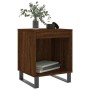 Mesita de noche madera de ingeniería marrón roble 40x35x50 cm de , Mesitas de noche - Ref: Foro24-830746, Precio: 39,52 €, De...
