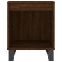 Mesita de noche madera de ingeniería marrón roble 40x35x50 cm de , Mesitas de noche - Ref: Foro24-830746, Precio: 39,52 €, De...