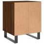 Mesita de noche madera de ingeniería marrón roble 40x35x50 cm de , Mesitas de noche - Ref: Foro24-830746, Precio: 39,52 €, De...
