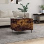 Mesa de centro madera contrachapada roble ahumado 60x44,5x45 cm de , Mesas de centro - Ref: Foro24-830953, Precio: 53,57 €, D...
