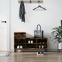 Mueble zapatero madera contrachapada roble ahumado 102x36x60 cm de , Zapateros y organizadores de calzado - Ref: Foro24-83137...