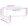 Mesa de centro madera contrachapada blanco 90x44,5x45 cm de , Mesas de centro - Ref: Foro24-830972, Precio: 71,16 €, Descuent...