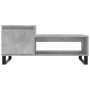Mesa de centro madera contrachapada gris hormigón 100x50x45 cm de , Mesas de centro - Ref: Foro24-830840, Precio: 69,87 €, De...