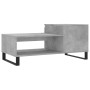 Mesa de centro madera contrachapada gris hormigón 100x50x45 cm de , Mesas de centro - Ref: Foro24-830840, Precio: 69,87 €, De...