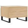 Mesa de centro madera de ingeniería roble Sonoma 50x46x35 cm de , Mesas de centro - Ref: Foro24-830882, Precio: 48,42 €, Desc...