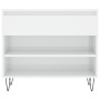 Mueble zapatero madera contrachapada blanco brillo 70x36x60 cm de , Zapateros y organizadores de calzado - Ref: Foro24-831438...