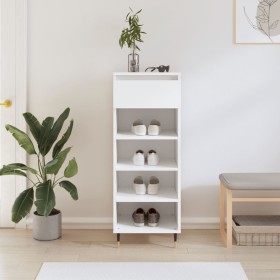 Mueble zapatero madera contrachapada blanco 40x36x105 cm de , Zapateros y organizadores de calzado - Ref: Foro24-831452, Prec...