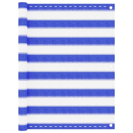 Toldo para balcón HDPE amarillo y blanco 90x600 cm de , Sombrillas - Ref: Foro24-310891, Precio: 20,12 €, Descuento: %