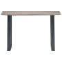 Mesa consola 115x35x76 cm madera maciza de acacia y hierro gris en Mesas auxiliares | Comprar online en Foru.es