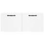 Armario de pared madera de ingeniería blanco 80x36,5x35 cm de , Taquillas y armarios de almacenamiento - Ref: Foro24-830068, ...