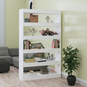 Estantería de libros/divisor de espacios blanco 100x30x166 cm de , Librerías y estanterías - Ref: Foro24-811763, Precio: 92,7...