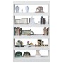 Estantería de libros/divisor de espacios blanco 100x30x166 cm de , Librerías y estanterías - Ref: Foro24-811763, Precio: 92,7...