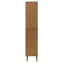 Librería MOLDE madera maciza de pino marrón 85x35x170,5 cm de , Librerías y estanterías - Ref: Foro24-350540, Precio: 113,05 ...