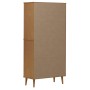 Librería MOLDE madera maciza de pino marrón 85x35x170,5 cm de , Librerías y estanterías - Ref: Foro24-350540, Precio: 113,05 ...