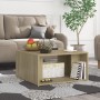 Mesas de centro 4 pzas contrachapada roble Sonoma 33x33x33 cm de , Mesas de centro - Ref: Foro24-806816, Precio: 51,07 €, Des...